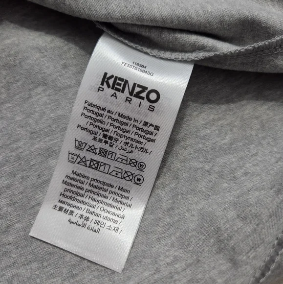 NWT - Kenzo Lucky Tiger Men's Short Sleeve Tee - Made In Portugal - Size L, XL - Picture 8 of 11